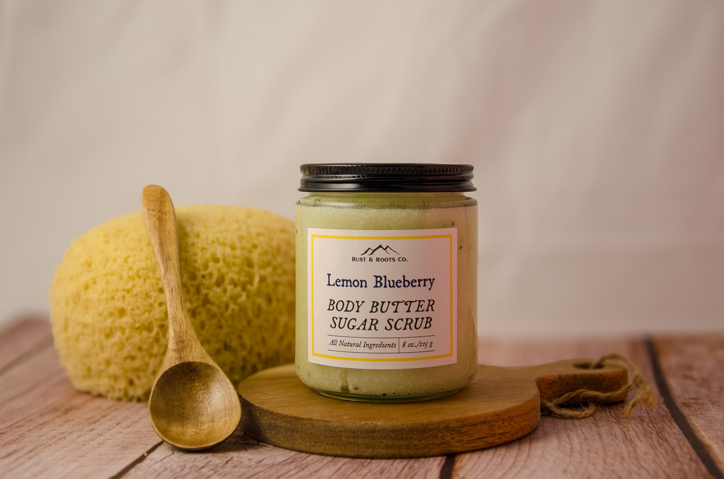 Lemon Blueberry Body Butter Sugar Scrub