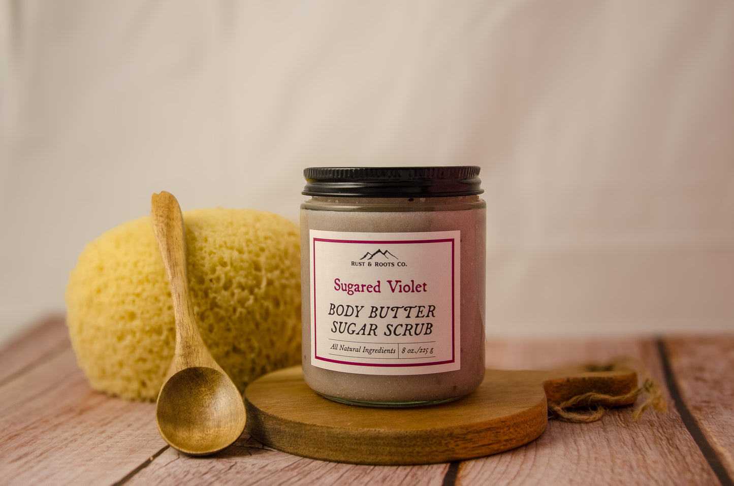 Sugared Violet Body Butter Sugar Scrub